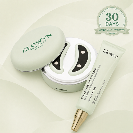 Elowyn® 2-in-1 Red Light EMS Under Eye Patches + Under Eye Cream